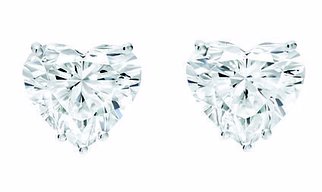 Lab grown diamond earring