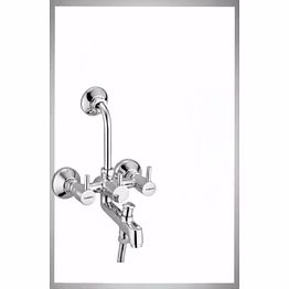 plumbees 3 in 1 wallmixer with bend