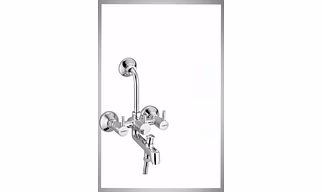 PLUMBEES 3 in 1 Wallmixer with bend