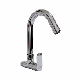 plumbees kitchen sink cock wall-mount chrome finish
