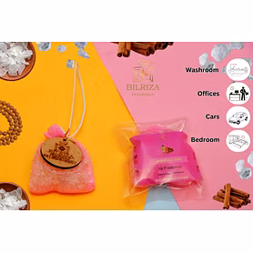 Bilriza fragrance kalash Bag Air Freshener Automatic Reusable Air Scent Car Rear View Mirror Hanging Accessories