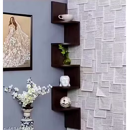 wall shelf zig zag