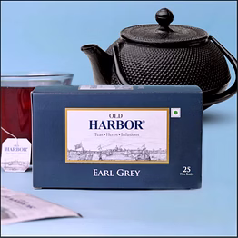 old harbor earl grey tea 25 tea bags