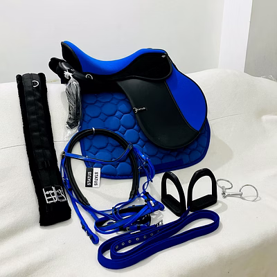 synthetic endurance saddle with complete set