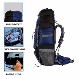trawoc peakpro 75l travel backpack for hiking trekking bag camping