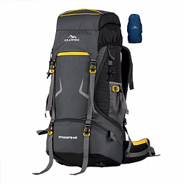 trawoc dynamite 65l backpack for hiking trekking with shoe compartment