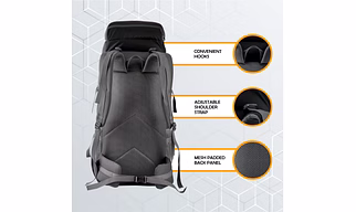 EMBER 60 L Travel Backpack Hiking Trekking Camping Bag for Men & Women