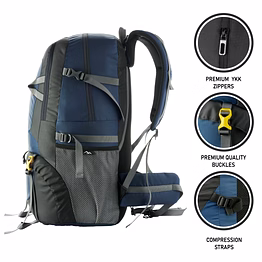 trawoc blaze 55l travel backpack for camping hiking bag men & women