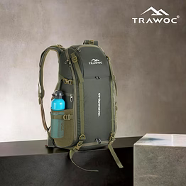 trawoc vanguard 40l travel laptop casual bag for trip trekking & hiking unisex
