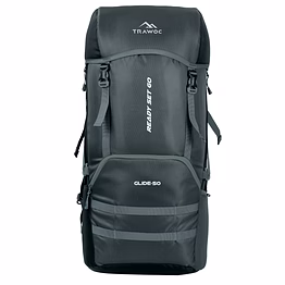 trawoc glide 50l travel backpack for men & women trekking hiking bag