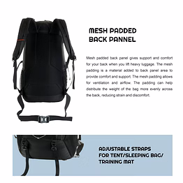 trawoc inferno 40l travel laptop casual bag for trip trekking & hiking unisex