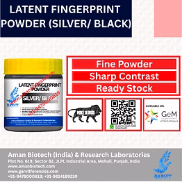 garvit® latent fingerprint powder (silver/black)