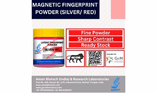 Garvit® Magnetic Fingerprint Powder (Silver/Red)