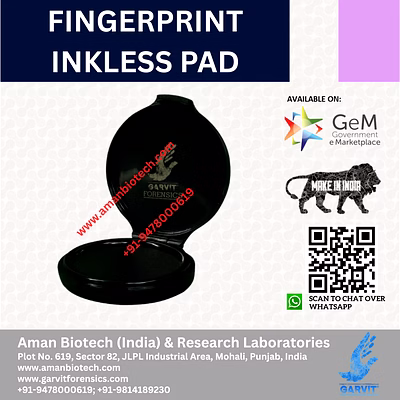 garvit® fingerprint inkless pad