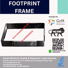 garvit® foot print frame