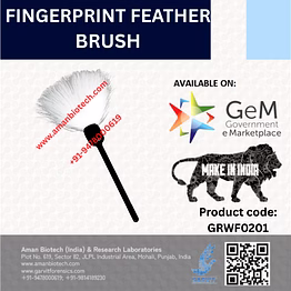garvit® fingerprint feather brush