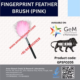 garvit® fingerprint feather brush (pink)