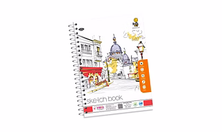 Vidya Stationery Premium Spiral Sketch Book