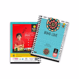vidya stationery premium notebook a4 spiral single line