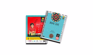 Vidya Stationery Premium Notebook A4 Spiral Single Line