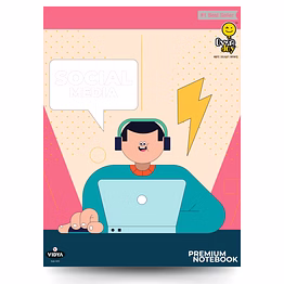 vidya stationery premium notebook | 172 pages | single line | eco-friendly