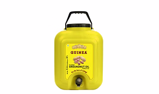 Guinea Filtered Groundnut Oil 15L Tap Jar