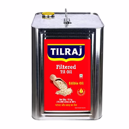 guinea tilraj premium pure sesame oil - 15kg tin