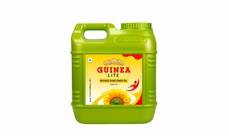 Guinea Lite Refined Sunflower Oil - 15L Jar