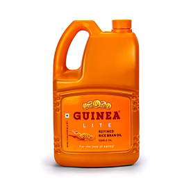 guinea lite refined rice bran oil – 5l