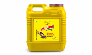 Mustraj Kachi Ghani Mustard Oil – 15L Jar