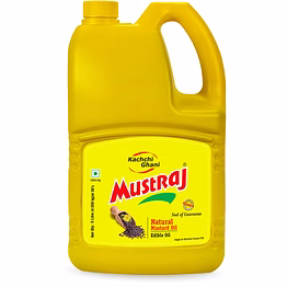 mustraj premium mustard oil – 5l jar