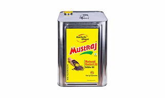 Mustraj Kachi Ghani Premium Mustard Oil -15Kg Tin