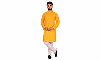 Blended Cotton Kurta Set For Men