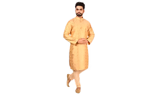 Classic Jacquard Kurta Set For Men