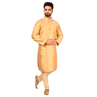 mahanubhav classic jacquard kurta set for men