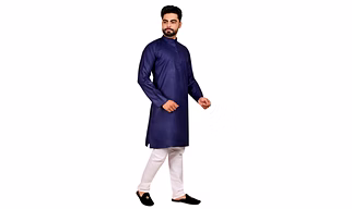 Classic Cotton Kurta Set For Men