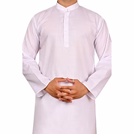 mahanubhav solid cotton kurta pajama set for men