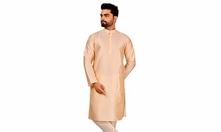 Men's Printed Silk Kurta Sets