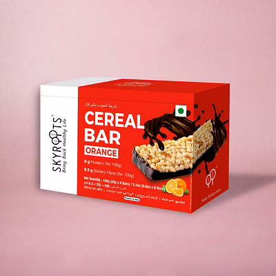cereal bar orange (25 gm x 6 packs)