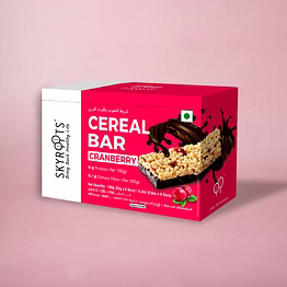 cereal bar cranberry (25 gm x 6 packs)