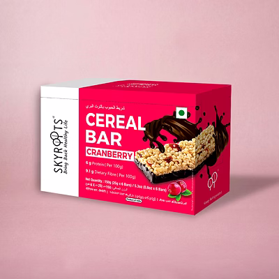 cereal bar cranberry (25 gm x 6 packs)