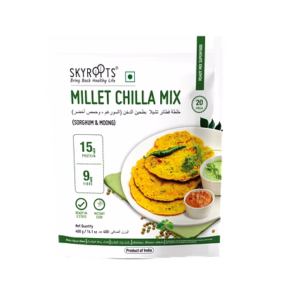 skyroots instant millet chilla mix
