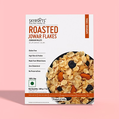 roasted jowar flakes (sorghum millet)