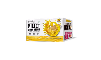 Skyroots Millet Wafer Biscuit – Pineapple | Pack of 20 x 25g