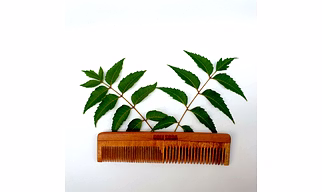 Goli Soda Neem Wood Comb - Double Tooth