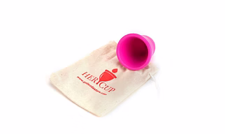 Goli Soda Her Cup Reusable Menstrual Cup for Women - Fushia