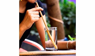 Goli Soda Reusable Bamboo Straws With Easy Carry Travel Pouch