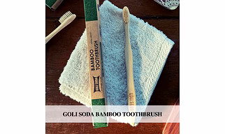 Goli Soda Natural Bamboo Tooth Brush for Adults