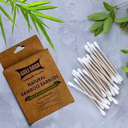goli soda natural organic cotton bamboo ear buds