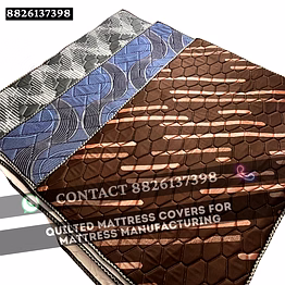 knitted quilted mattress cover